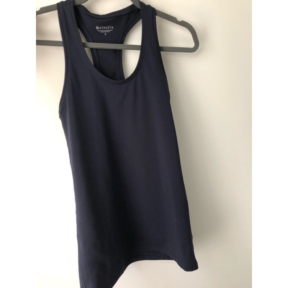 Athleta Navy fitted tank - Picture 1 of 3